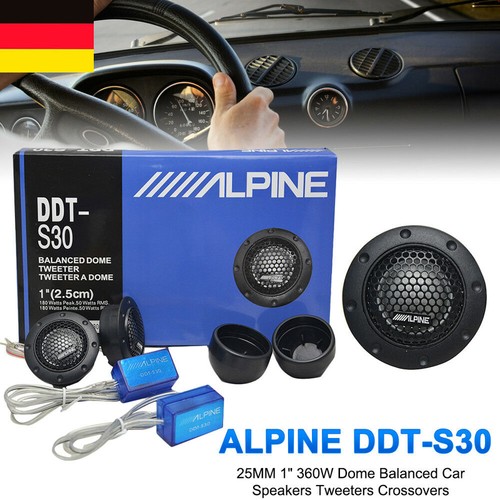 Paar alpine hochtöner auto - hochtöner,