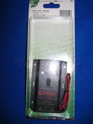 Subwooferweiche aktiv cinch - subwooferweiche,
